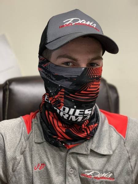 DDP Red & Black Neck Gaiter