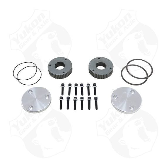 Yukon Gear Hardcore Drive Flange Kit For Dana 60 30 Spline Outer Stubs Yukon Engraved Caps